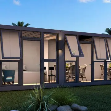 Flat Pack Container Shop with Glass Curtain Wall: A Modern, Stylish Retail Solution