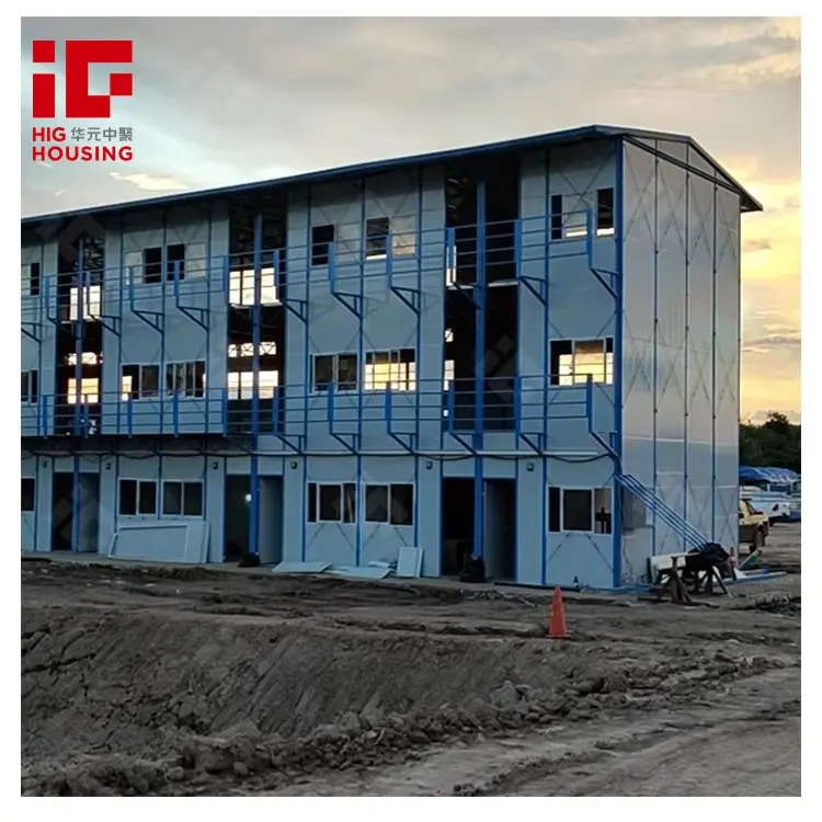 Prefabricated Movable Steel House Labor Camp Portable Sandwich Panel K Houses For Dormitory (2)