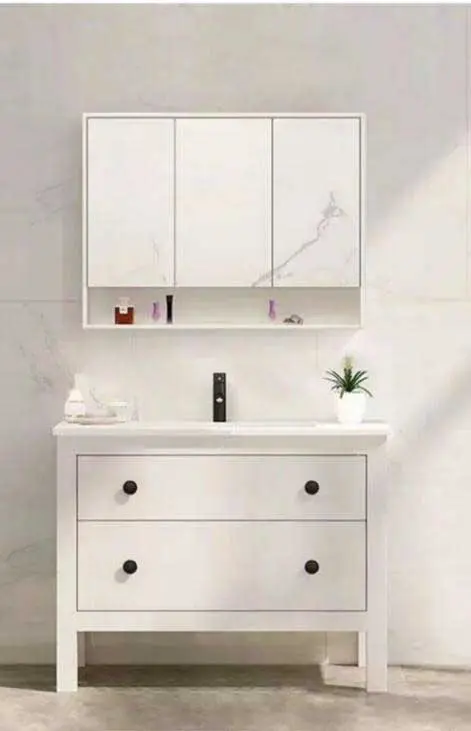 Free standing Vanity, including the mirror cabinet (without lights) (1)