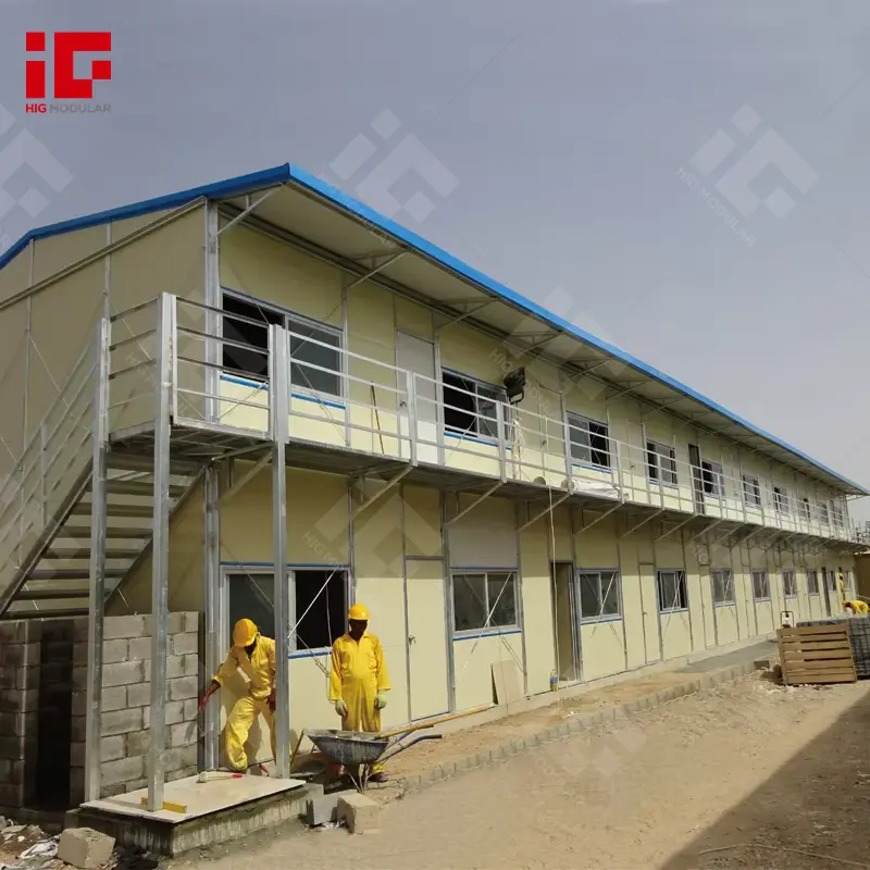 Low Price Modular Prefab House Two Slope Roof K-type Modular Prefab Building House