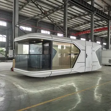 Space Capsule House with Bathroom: Compact Living with Modern Comfort