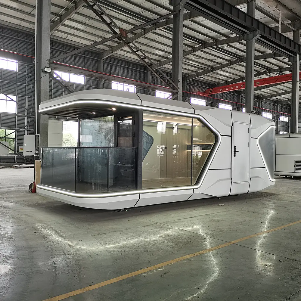 Space Capsule House with Bathroom: Compact Living with Modern Comfort