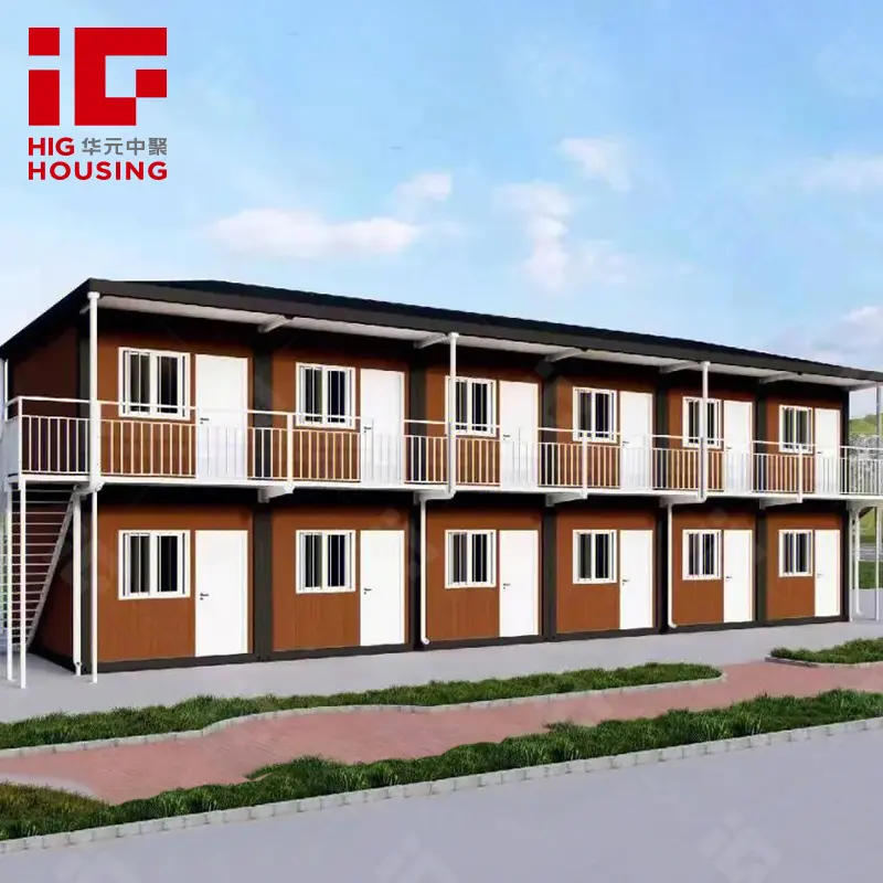 Wood-Grain Exterior Detachable Container House: A Stylish and Sustainable Living Solution