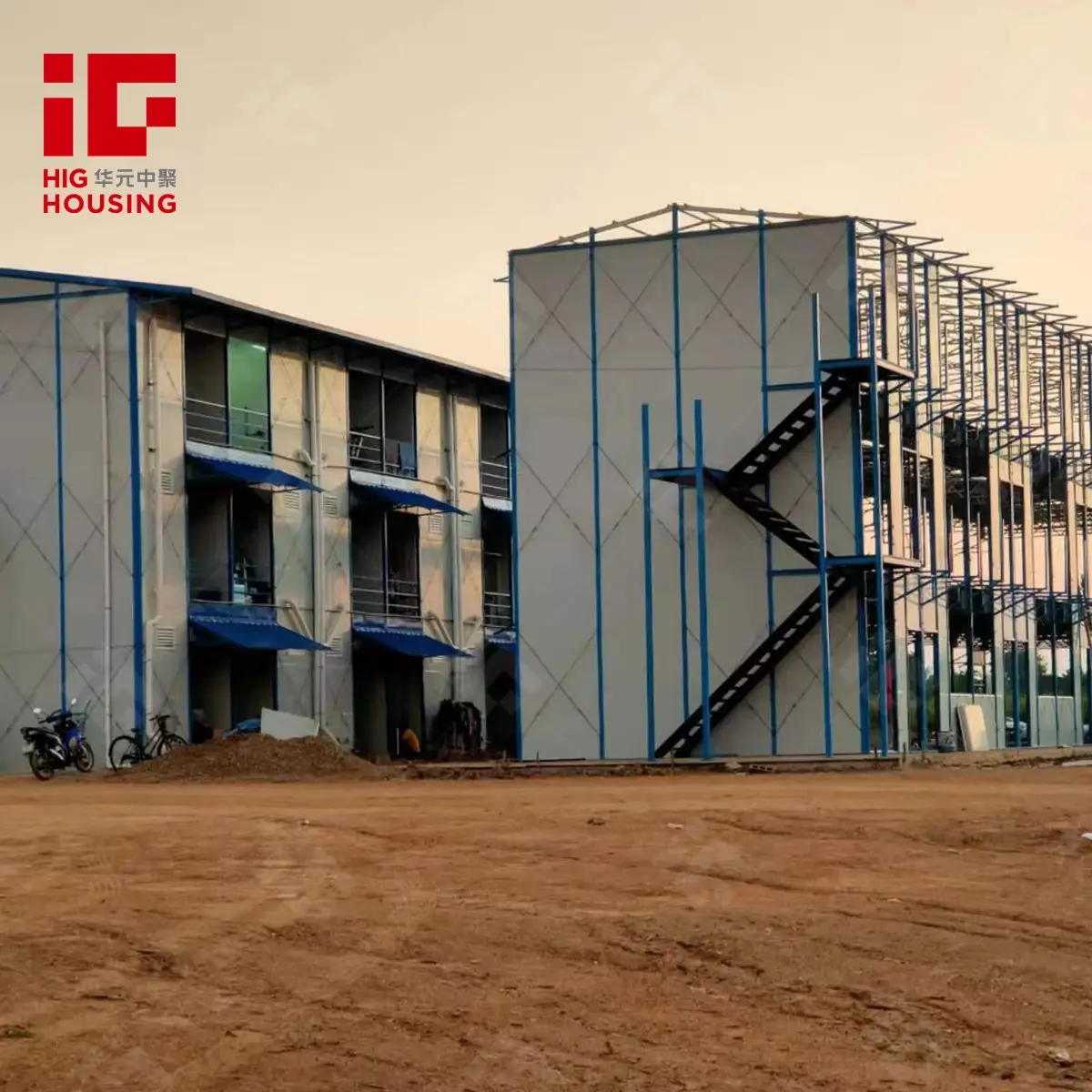 Prefabricated Movable Steel House Labor Camp Portable Sandwich Panel K Houses For Dormitory (11)