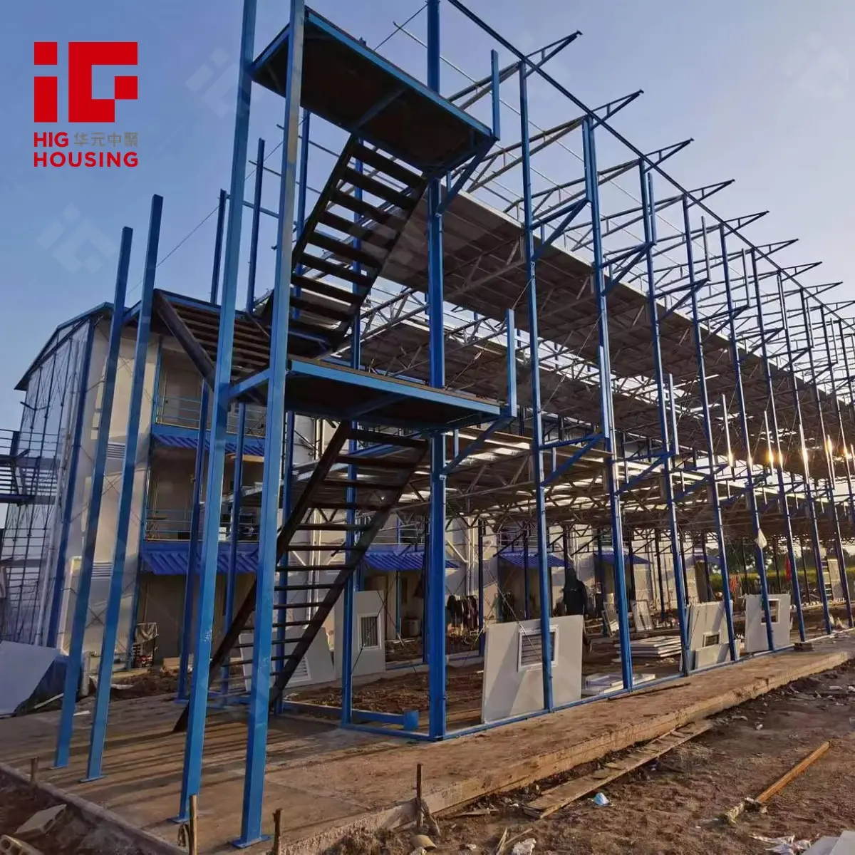 Prefabricated Movable Steel House Labor Camp Portable Sandwich Panel K Houses For Dormitory (9)