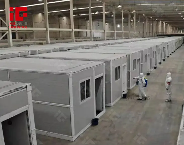 Folding Container House for Modular Hospital in Chile (1)