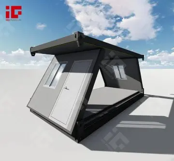 Quick Installation Design z Type Prefabricated Camp Flat Pack Prefab Slide Folding Container House
