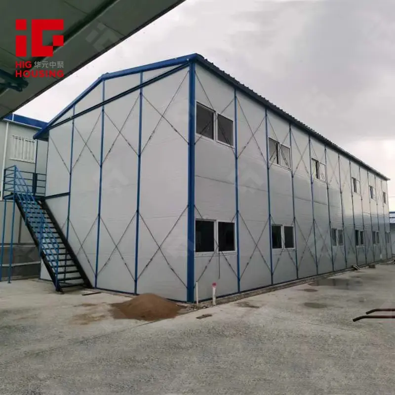 Low Price Modular Prefab House Two Slope Roof K-type Modular Prefab Building House (6)